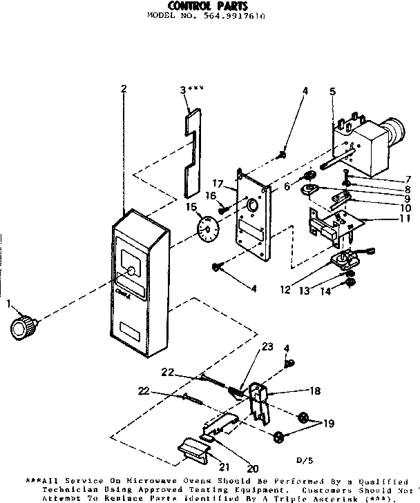 Control parts