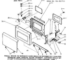 Kenmore 5649917710 cabinet parts diagram