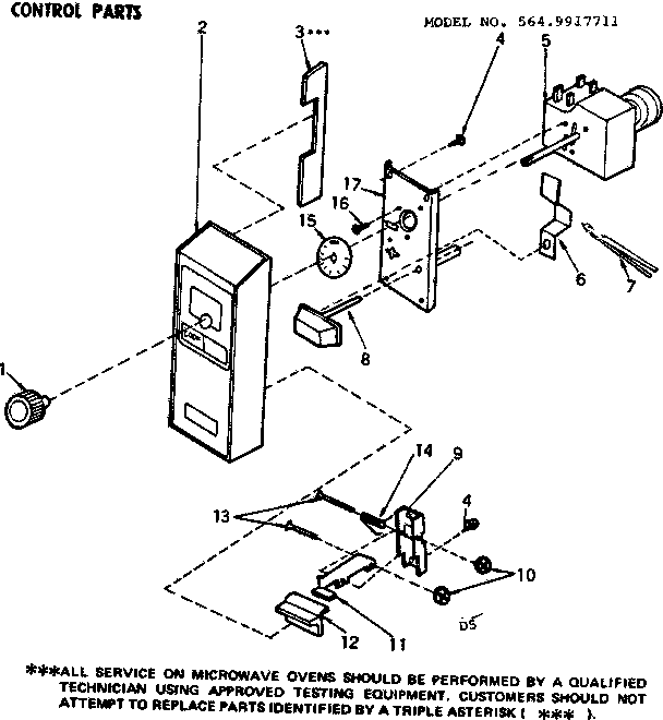 Control parts