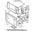 Kenmore 5649918010 latch mechanism & control parts diagram
