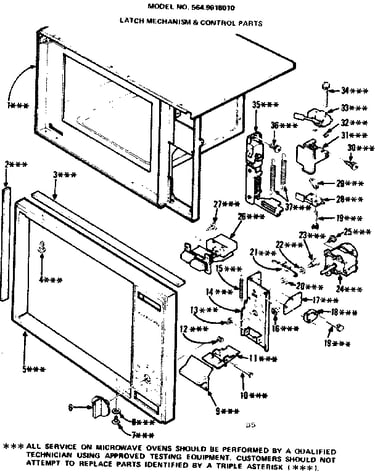 Latch mechanism & control parts