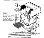 Kenmore 5649927710 cabinet parts diagram