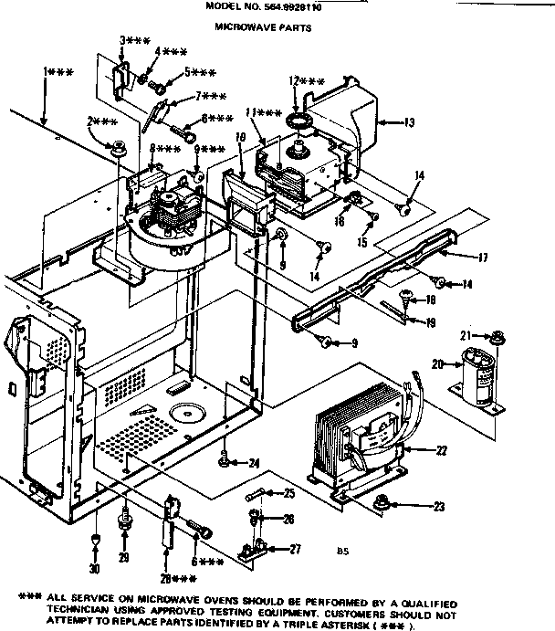 MICROWAVE PARTS