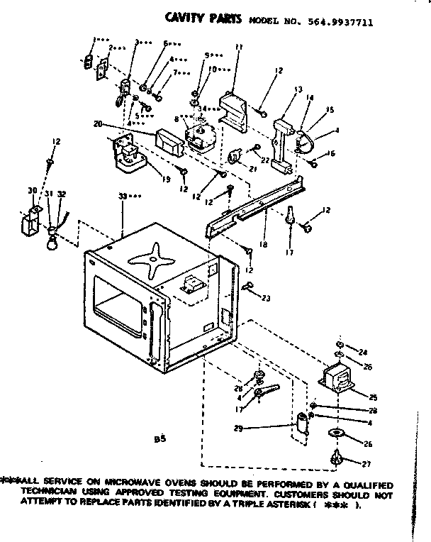 Cavity parts