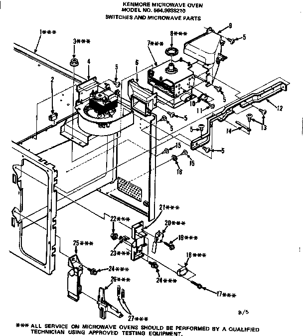 Switches and microwave parts