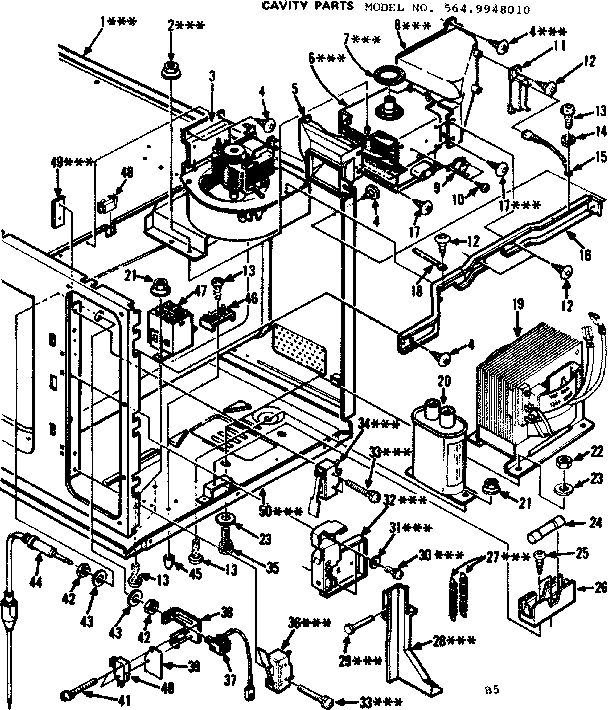 Cavity parts