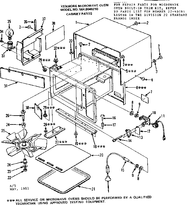 CABINET PARTS