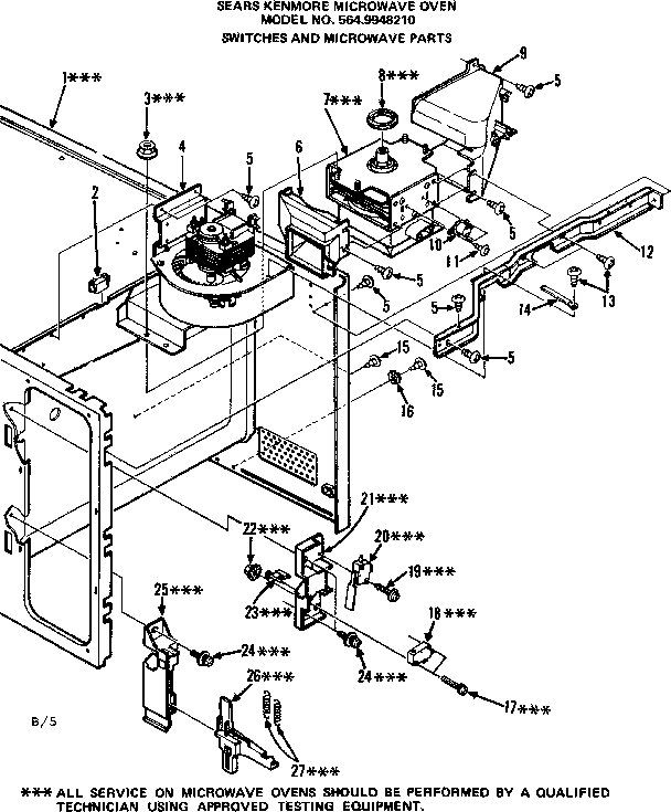Switches and microwave parts