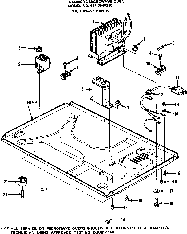 MICROWAVE PARTS