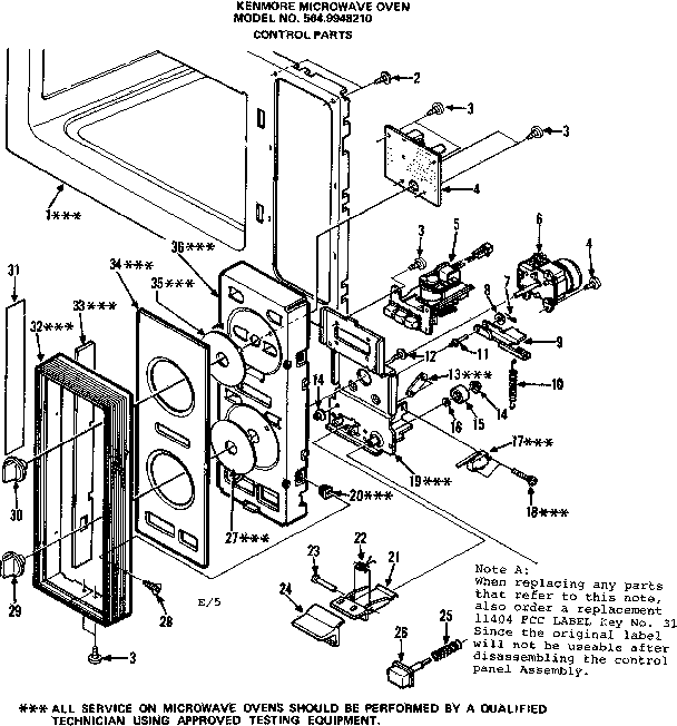 Control parts