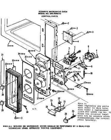 Control parts
