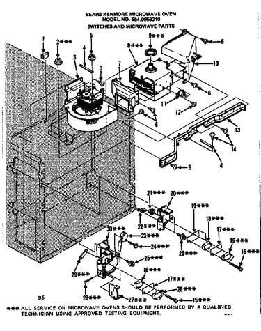 Switches and microwave parts