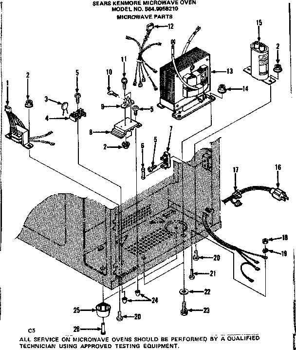 MICROWAVE PARTS