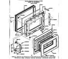 Kenmore 5649958210 door parts diagram