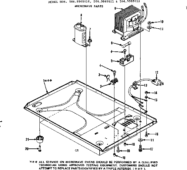 MICROWAVE PARTS