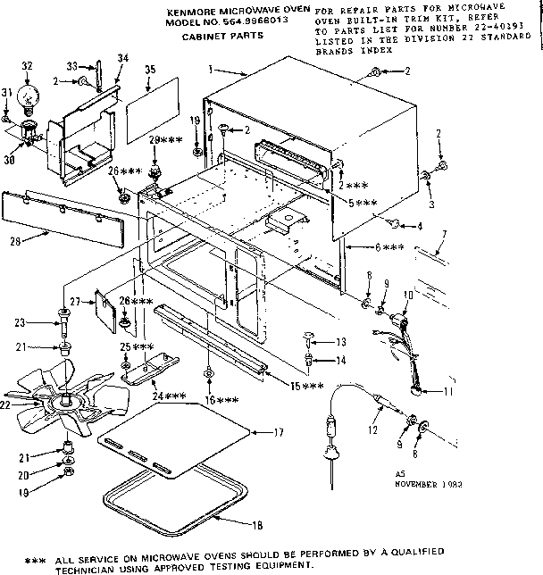 CABINET PARTS