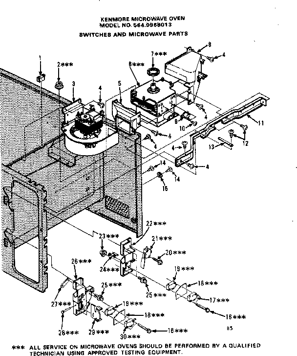 Switches and microwave parts