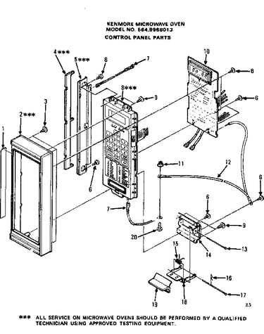 Control panel parts