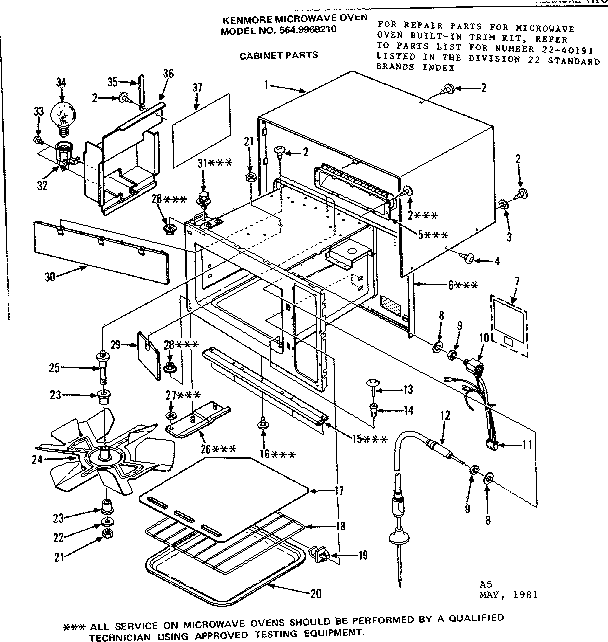 CABINET PARTS