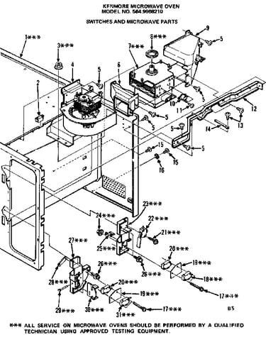 Switches and microwave parts