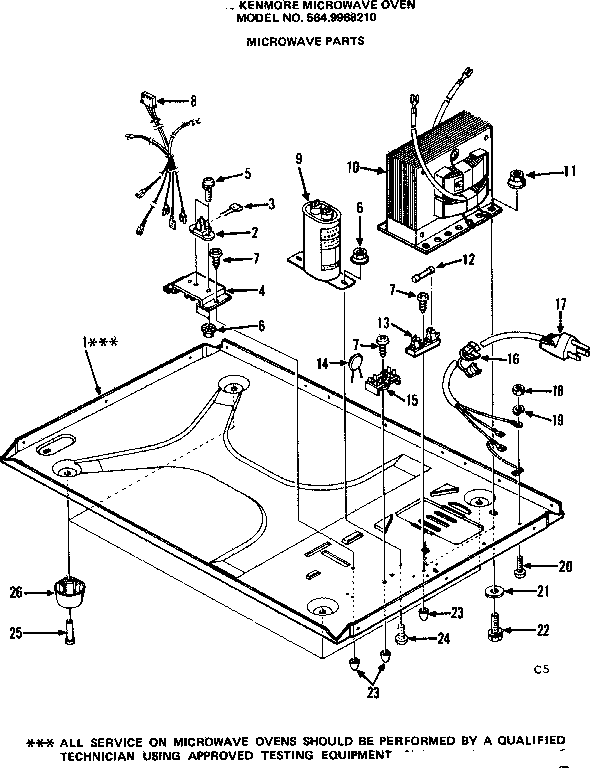 MICROWAVE PARTS