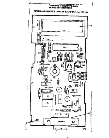 Power and control circuit board