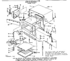 Kenmore 5649978012 cabinet parts diagram