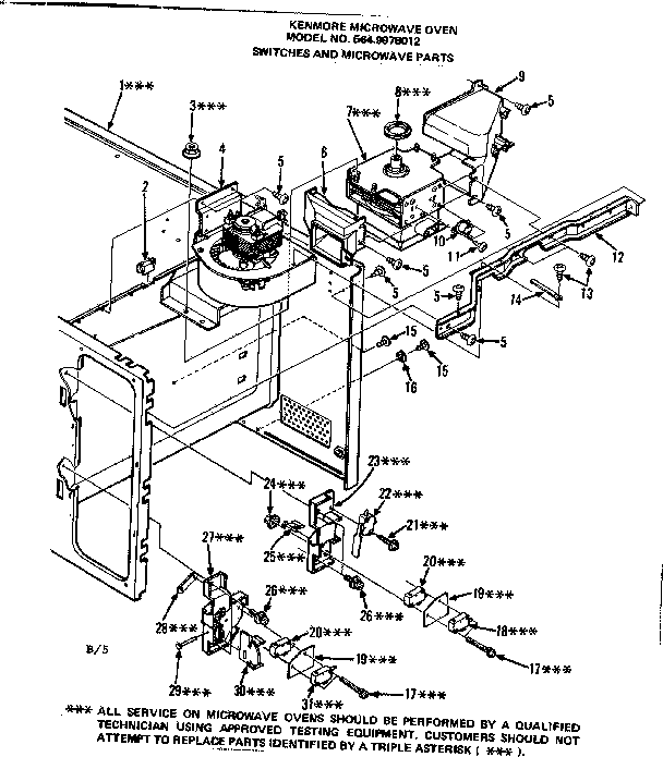 Switches and microwave parts