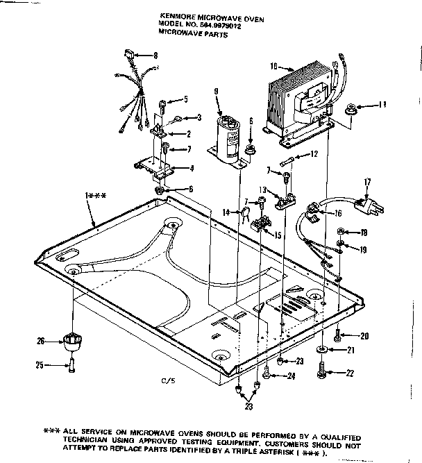 MICROWAVE PARTS