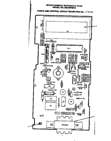 Power and control circuit board