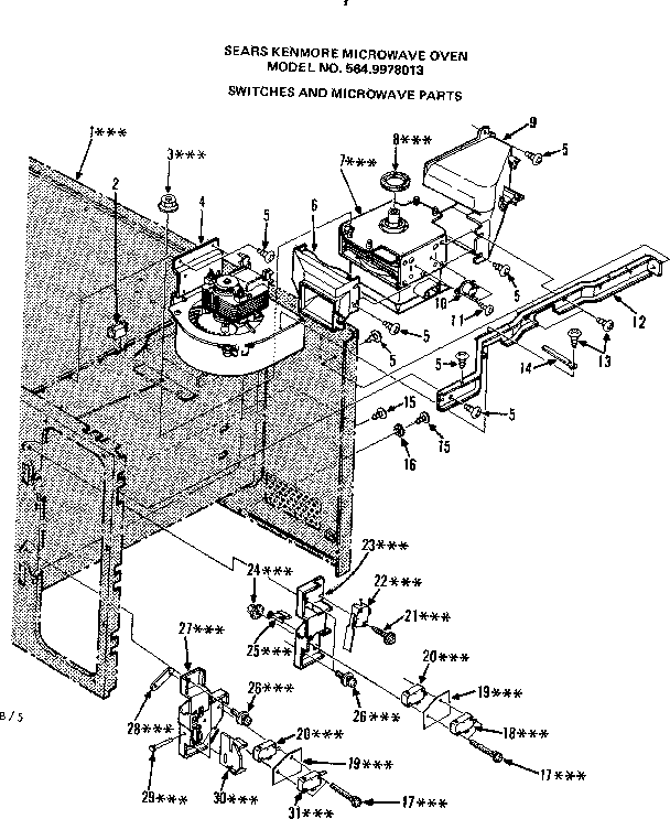 Switches and microwave parts