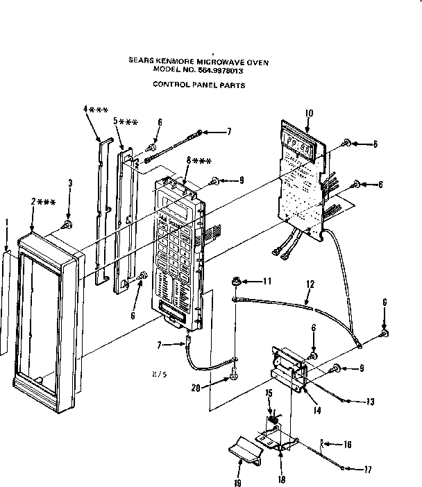 Control panel parts