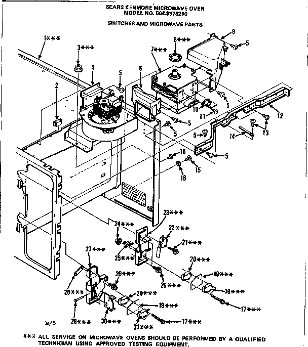 Switches and microwave parts