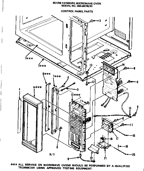 Control panel parts