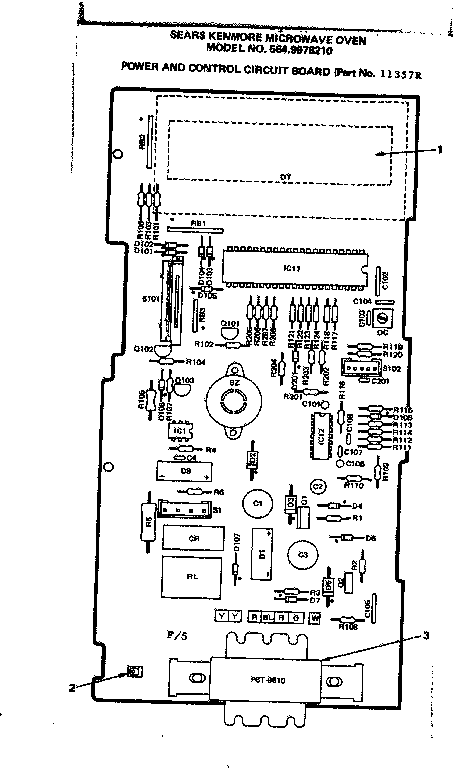 Power and control circuit board