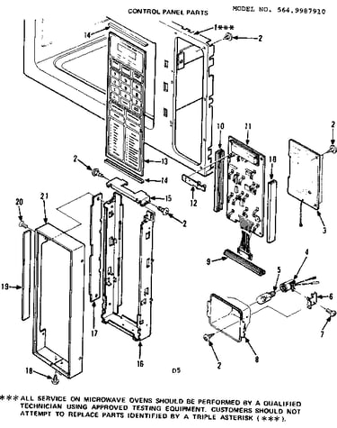 Control panel parts