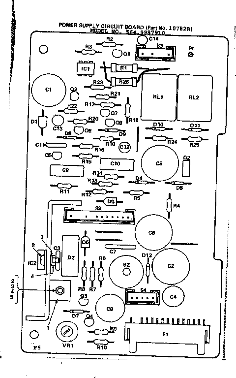 Power supply circuit board
