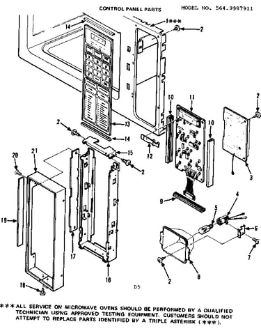 Control panel parts