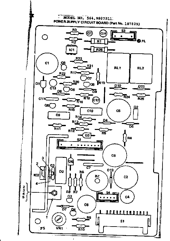 POWER SUPPLY CIRCUIT BOARD