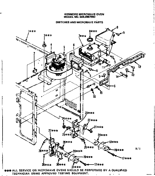 Switches and microwave parts