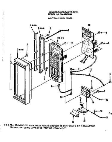 Control panel parts