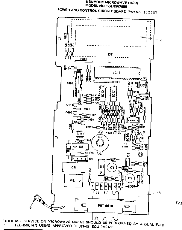 Power and control circuit board