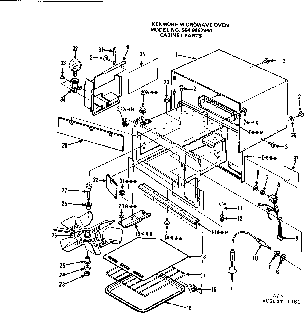 CABINET PARTS