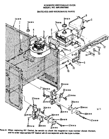 Switches and microwave parts