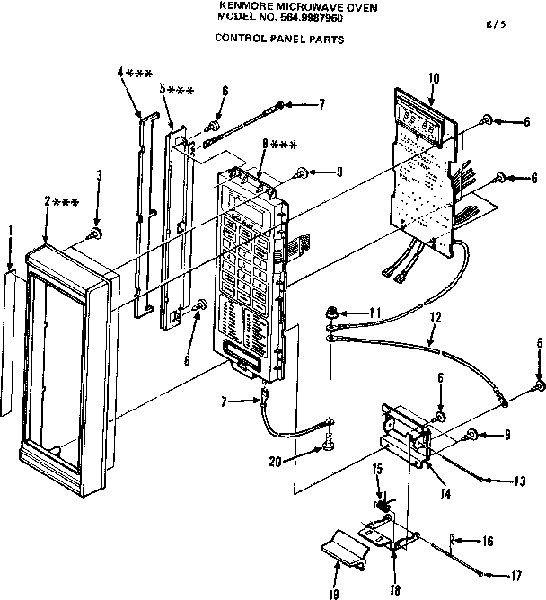 CONTROL PANEL PARTS