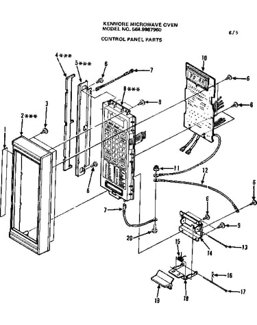 Control panel parts