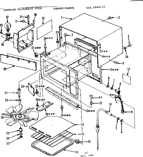 Cabinet parts