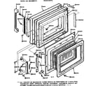 Kenmore 5649988110 door parts diagram