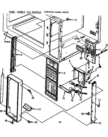 Control panel parts