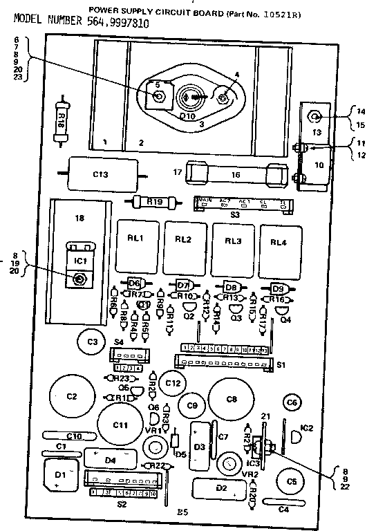 Power supply circuit board